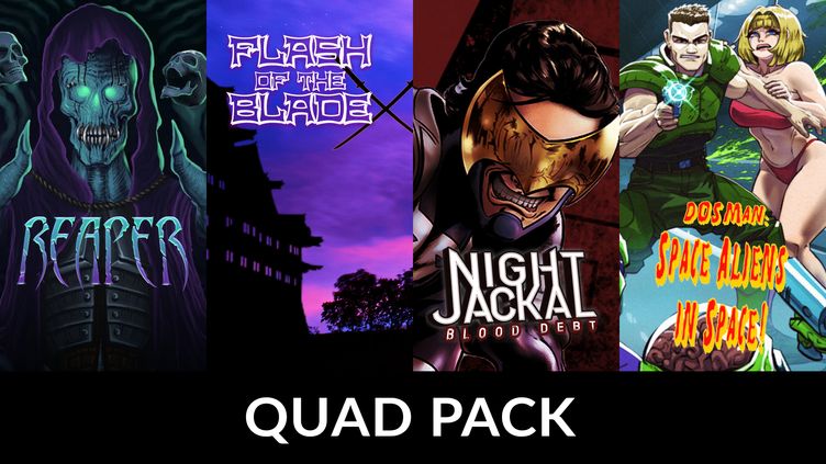 Boomer Shooter Quad Pack 
Boomer Shooter Quad Pack