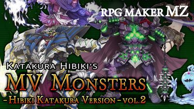 RPG Maker MZ - MV Monsters HIBIKI KATAKURA Ver Vol 2