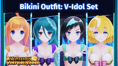 Neptunia Virtual Stars - Bikini Outfit: V-Idol Set