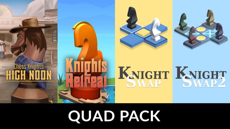 

Chess Knights Quad Pack